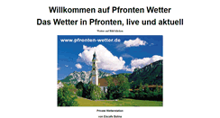 Desktop Screenshot of pfronten-wetter.de